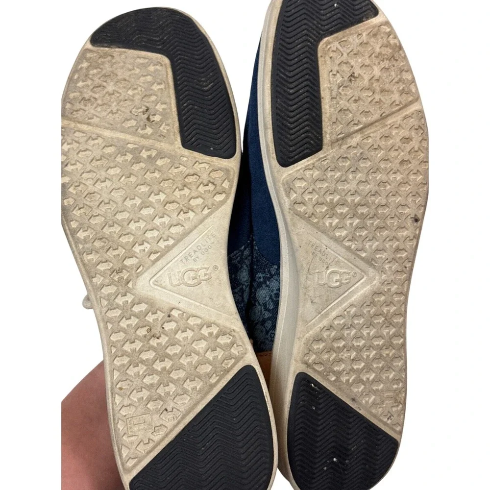 UGG AUSTRALIA Mens 9.5 Hulman Bandana Suede‎ Ankle Sneaker Chukka Shoes
